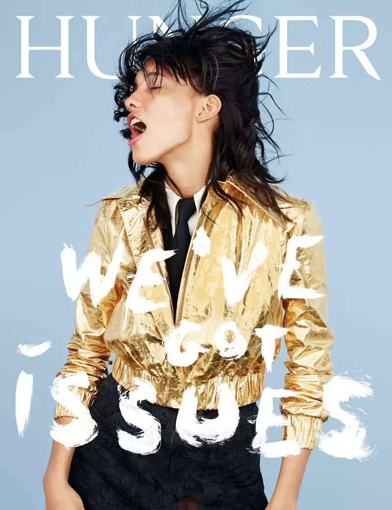 Cora Emmanuel ing Hunger Magazine 08 Cover. Foto dening Rankin.