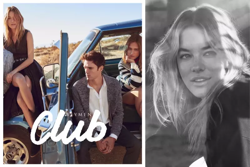 Camille Rowe o hlaha lets'olo la Beymen Club lehlabula-lehlabula la 2018