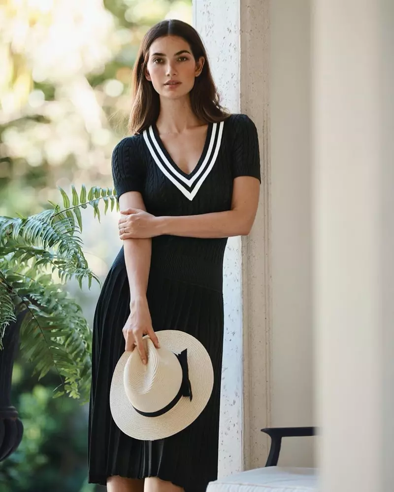 Monokrom stil sticker ut i Lauren Ralph Lauren vår-sommar 2020-kampanj