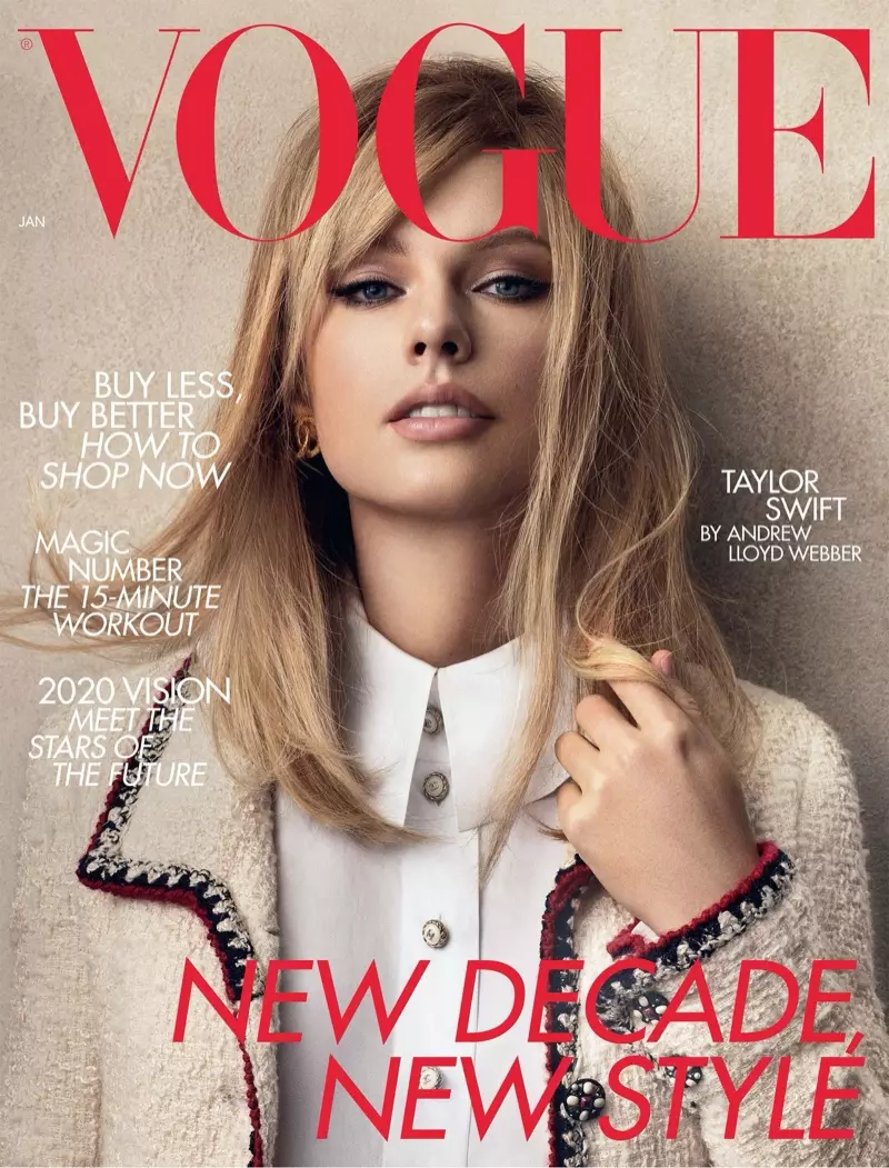 Taylor Swift Vogue İngiltere 2020 Kapak Fotoğraf Çekimi