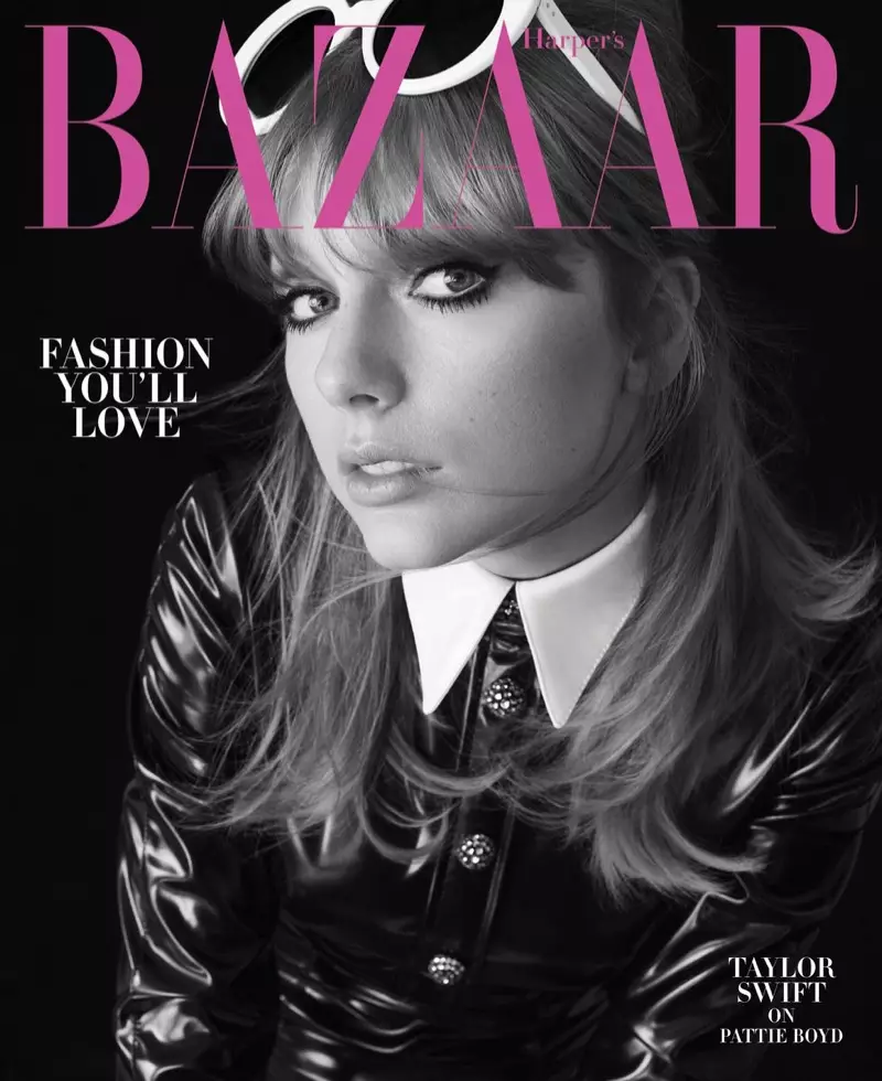 Sängerin Taylor Swift auf dem US-Cover von Harper's Bazaar August 2018