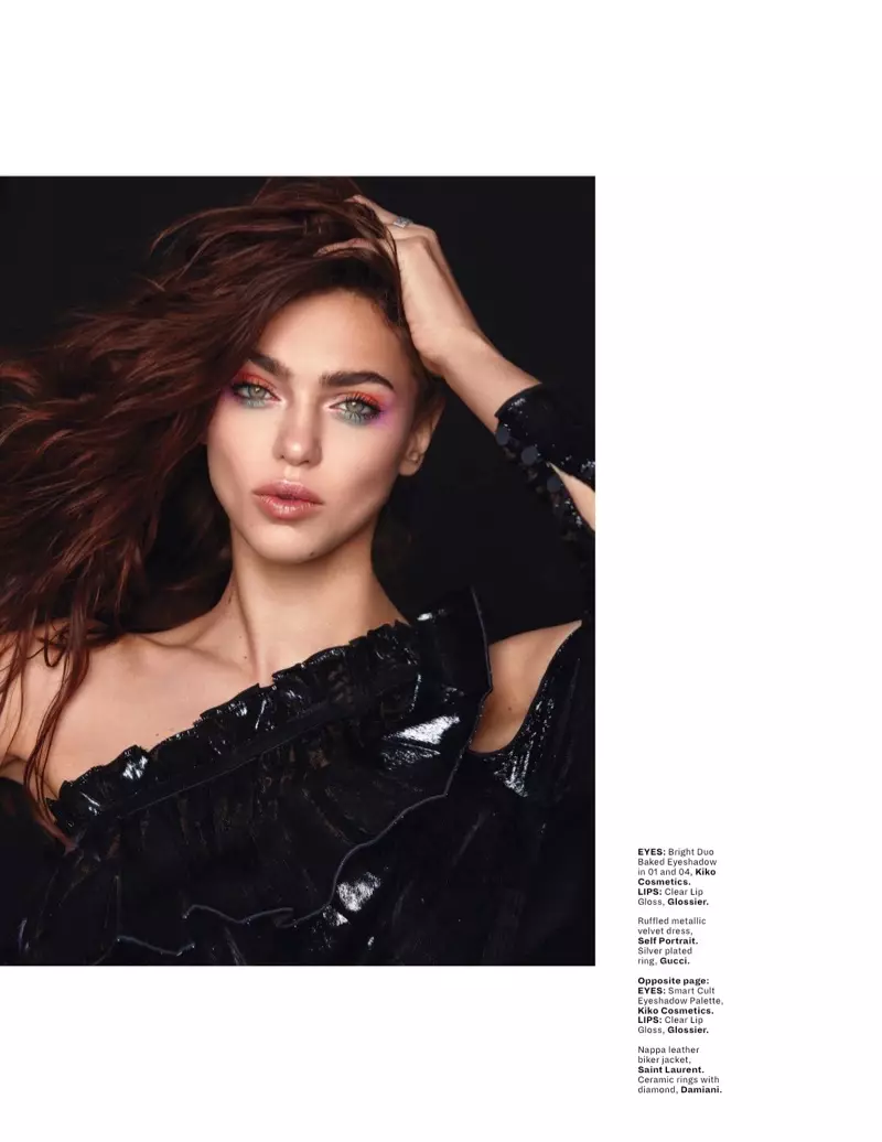 Zhenya Katava නිරූපිකාවන් L'Officiel සිංගප්පූරුව සඳහා නෙත් සිත් ඇදගන්නා අලංකාර පෙනුම