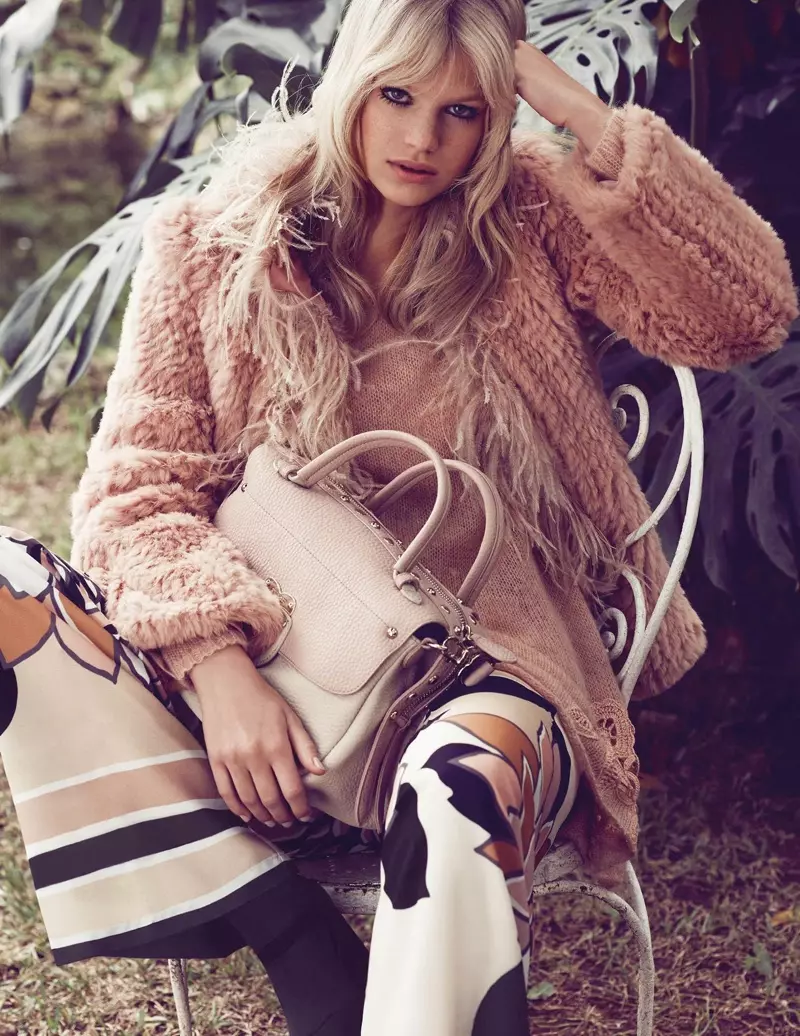 TWIN-SET Fall / Winter 2015 දැන්වීම් ව්‍යාපාරය සඳහා Nadine Leopold