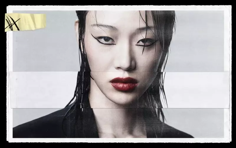 Sora Choi posa para a campanha Zara Beauty On the Line.