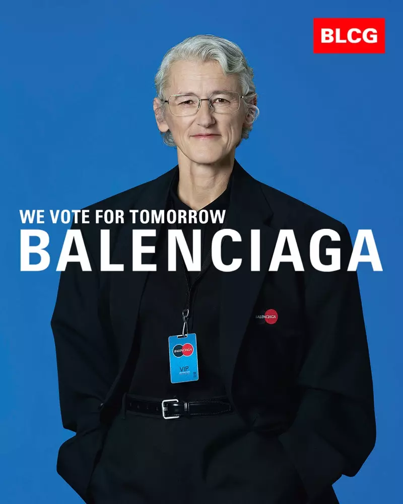 Neda Brady Balenciaga yaz-yay 2020 kampaniyasında rol alır