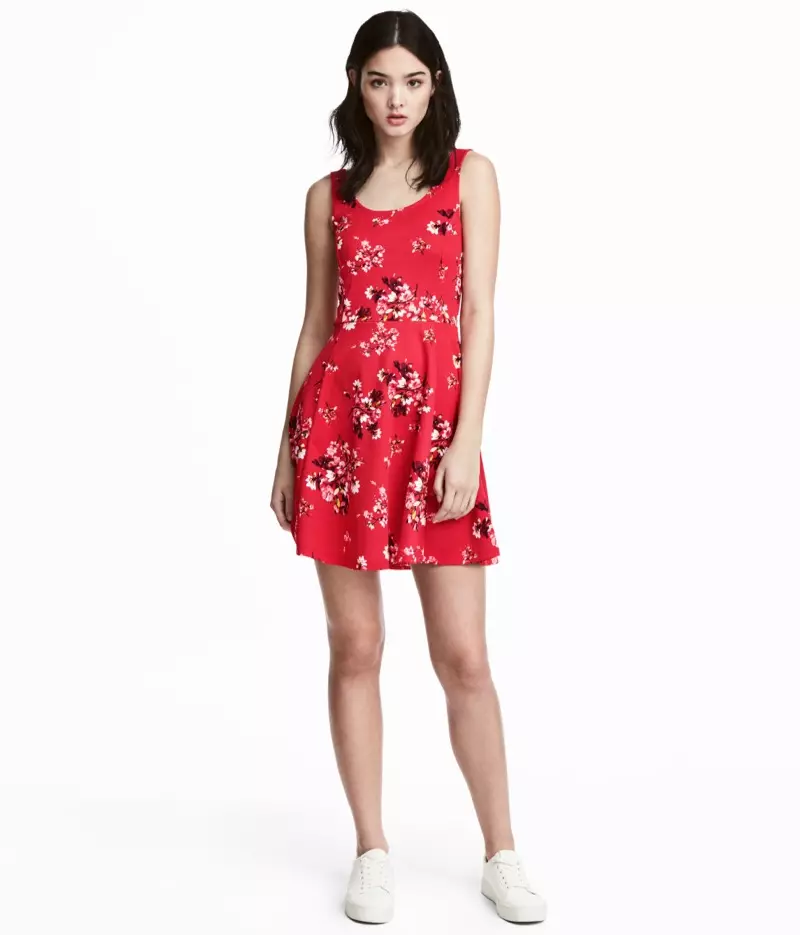 Vestit de jersei amb estampat floral de H&M