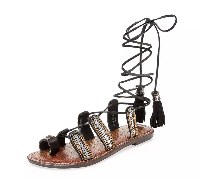 Sam Edelman Laski deri dantelli sandal 110 dollar