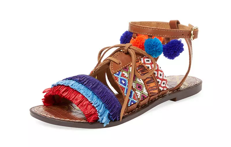 Sam Edelman Lennon keşdeli deri sandal 110 dollar