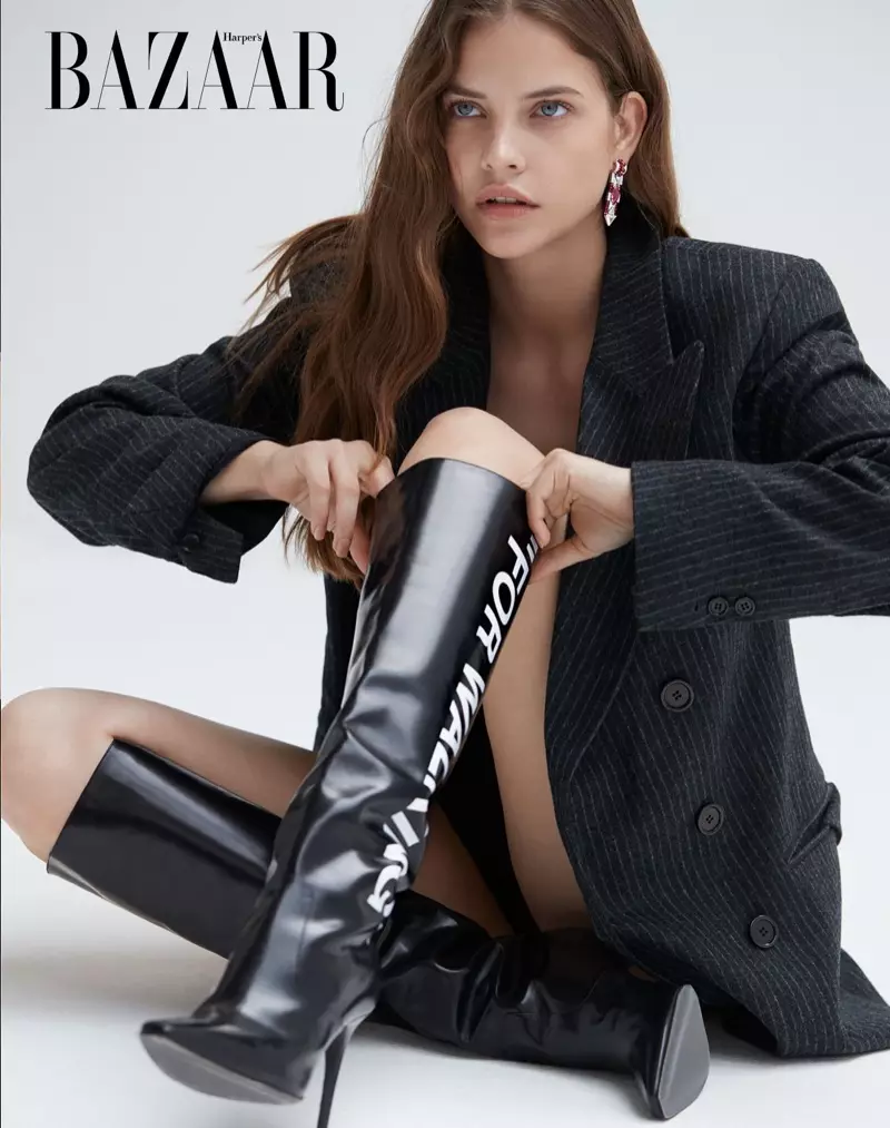 Barbara Palvin သည် ထိုင်ဝမ် Harper's Bazaar တွင် အလေးပေးဖော်ပြသည်။