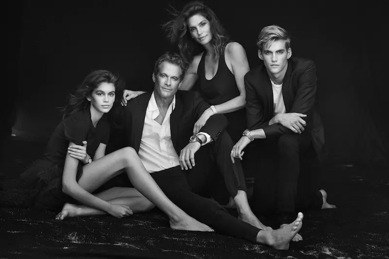 Kaia Gerber & Cindy Crawford OMEGA сағаттары 2017 науқаны