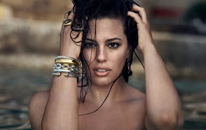 Tauraruwar Ashley Graham a cikin yakin bazara-hunturu 2018 David Yurman