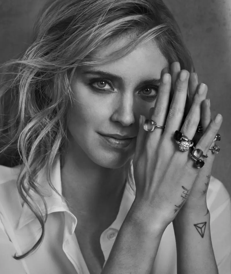 Peter Lindbergh fotografa Chiara Ferragni per la campagna 2018 di Pomellato