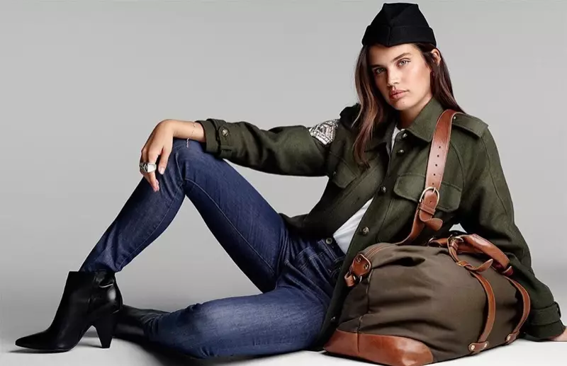 Sara Sampaio Rocks Moda xhins për ELLE Itali