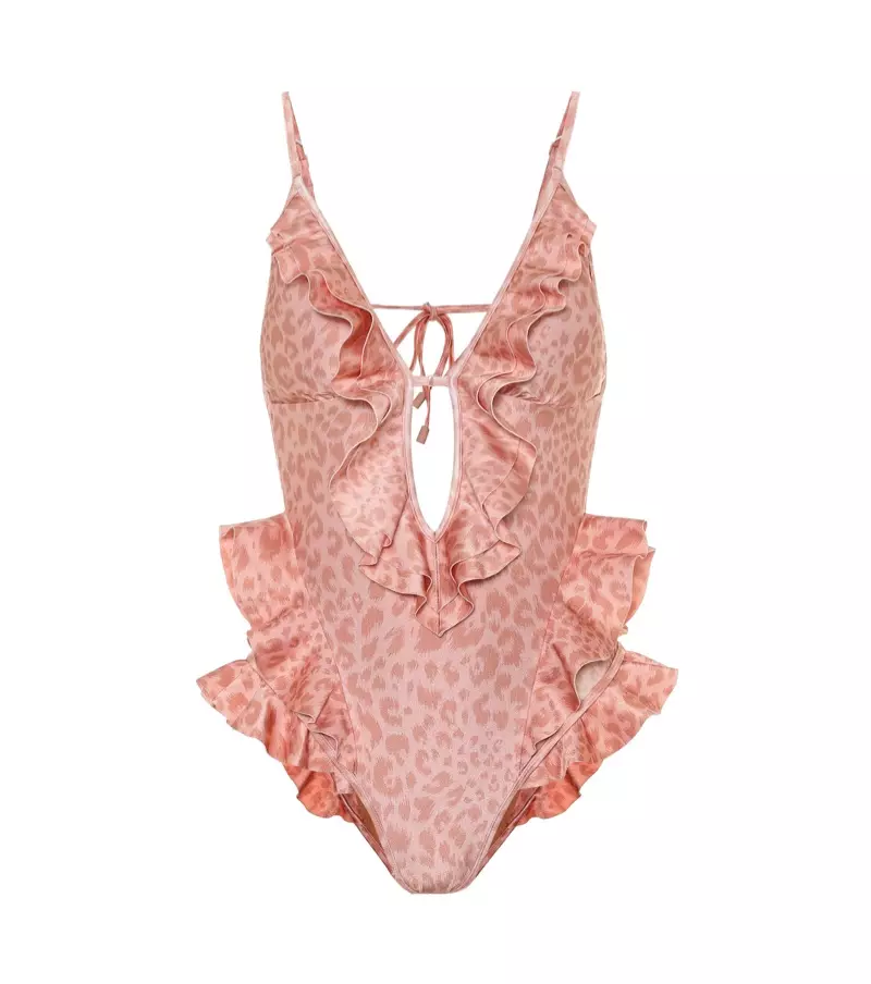 Zimmermann x MyTheresa Leopard Print Swimsuit $430