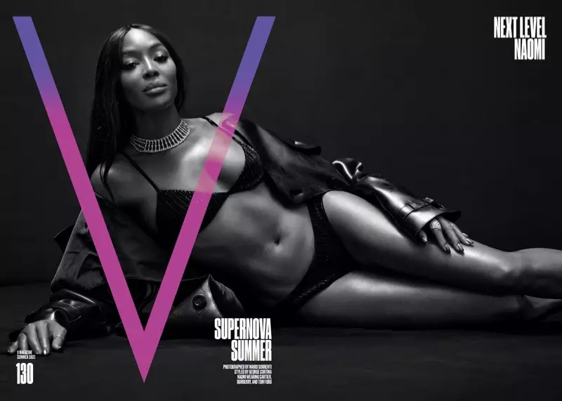 Naomi Campbell på V Magazine #130 Sommer 2021-forside.