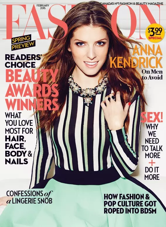 Anna Kendrick cobreix la revista FASHION, parla "Into the Woods"