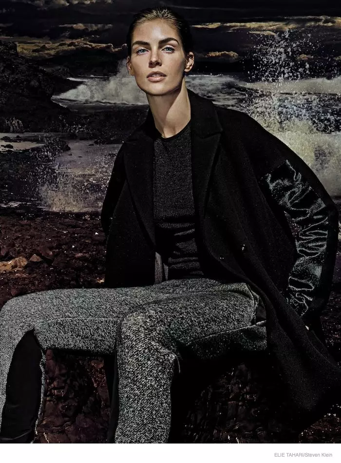 Elie Tahari Outerwear Styles para sa Fall/Winter 2014 Ad Campaign