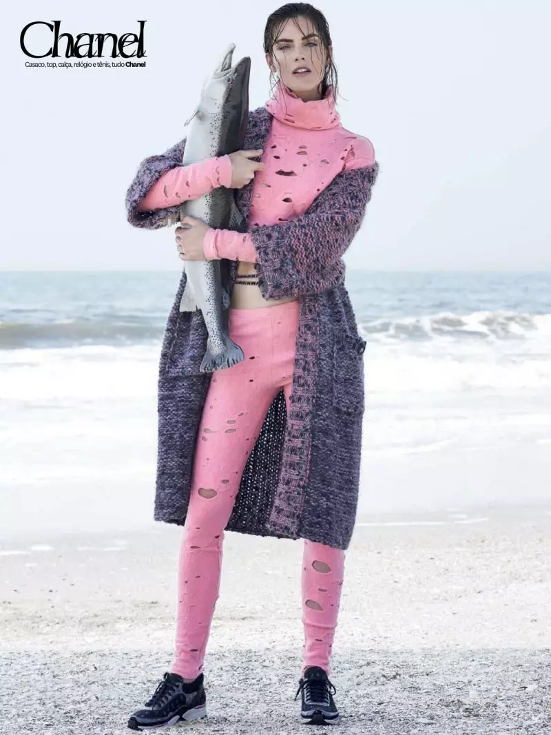 Hilary Rhoda odhaluje nové kolekce na Beach & Streets pro Vogue Brazil