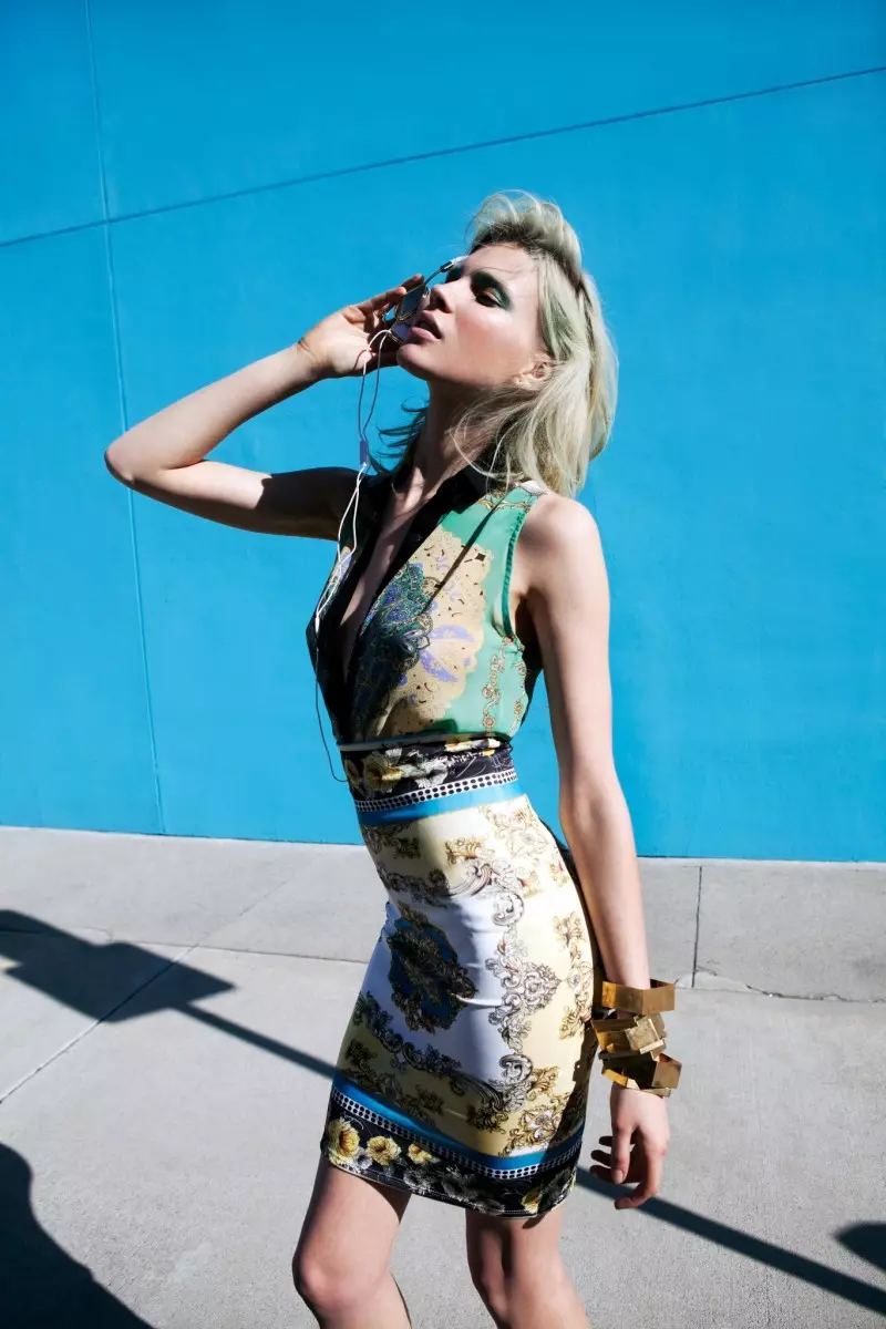 Britt Maren Rocks Psychedelic Style for Nasty Gal's January 2013 Lookbook