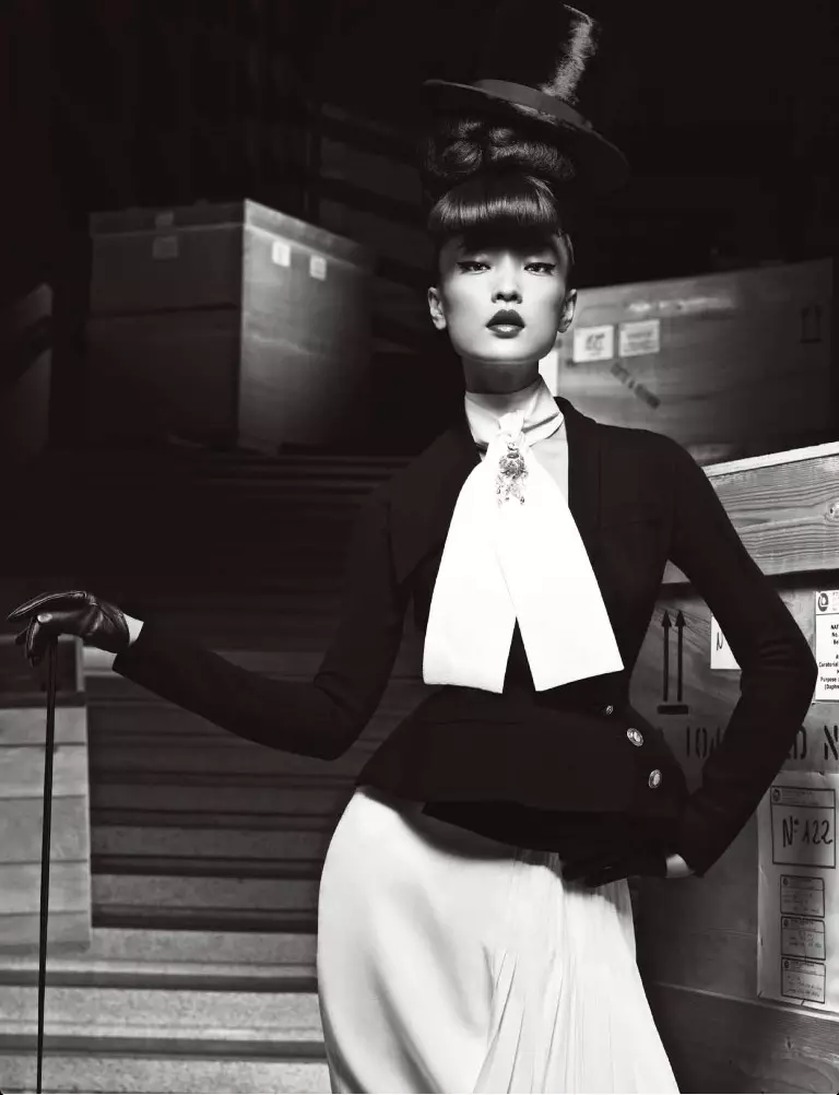 Du Juan modellerer Dior for Yin Chao i Numéro Kina april 2013