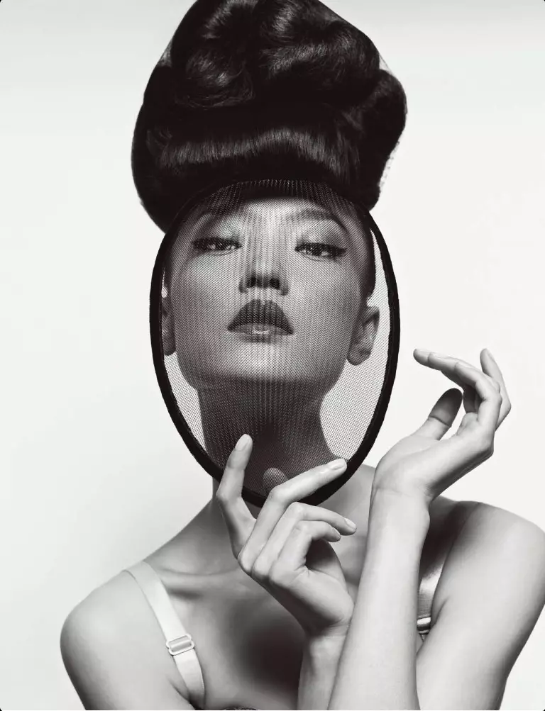 Du Juan modeliai Dior Yin Chao Numéro China 2013 m. balandžio mėn