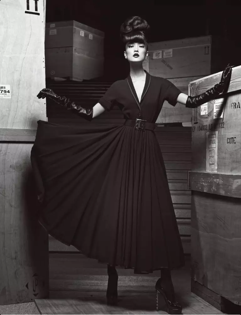 Du Juan Models Dior pro Yin Chao v Numéro China v dubnu 2013