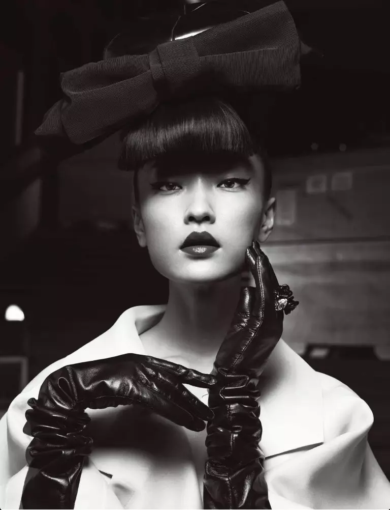 Du Juan Models Dior pour Yin Chao dans Numéro Chine Avril 2013