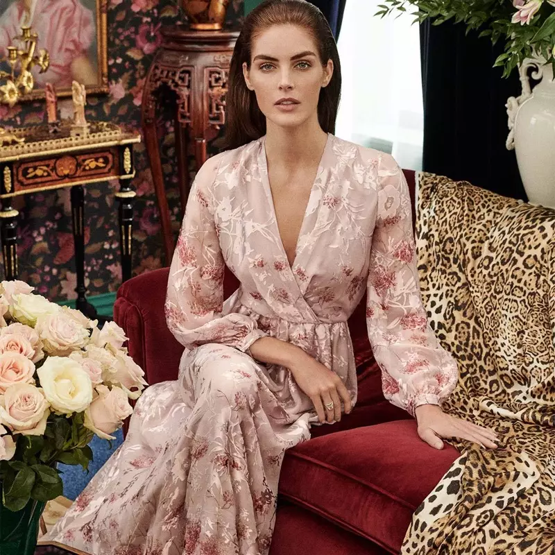 Hilary Rhoda Max Mara Florals 2019 Lookbook