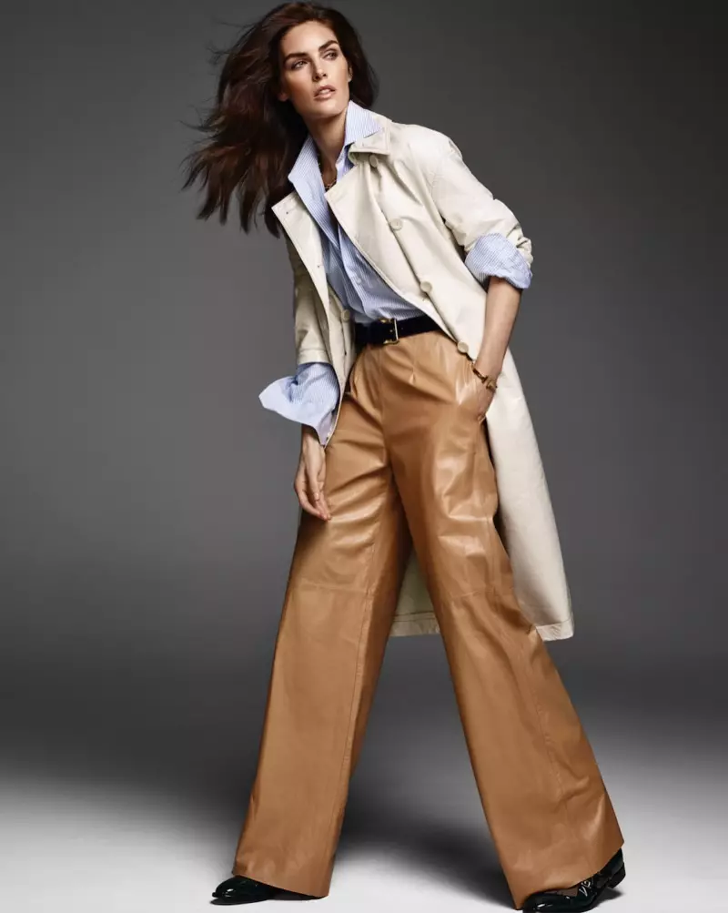 Hilary Rhoda tạo mẫu quần đẹp nhất cho Vanity Fair Italy