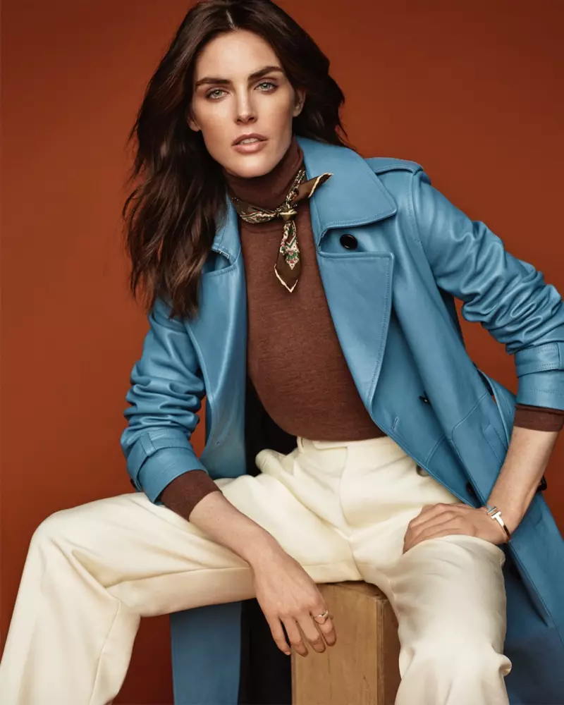 Hilary Rhoda modelleert de chicste broek voor Vanity Fair Italy