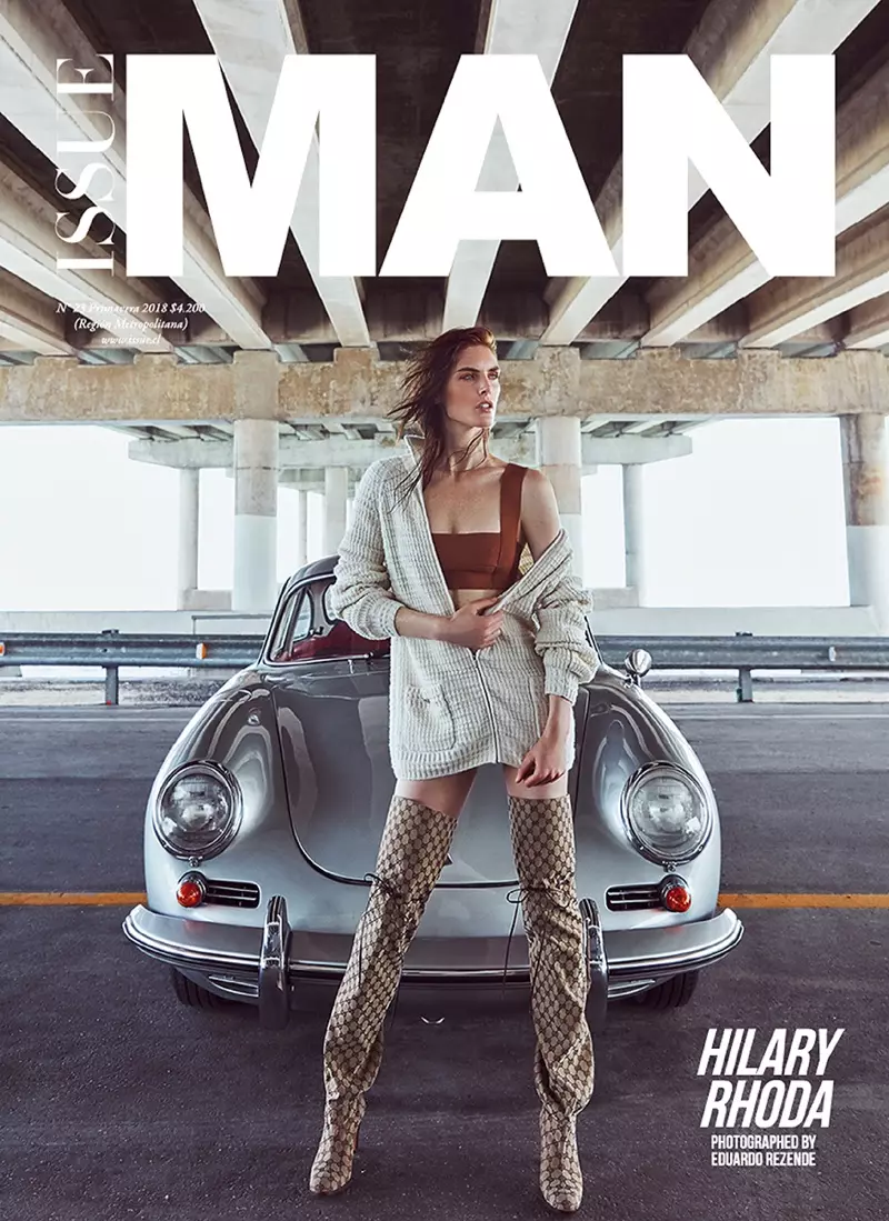 U-Hilary Rhoda Ujikisa Ubushushu kwi-Issue Man Cover Story