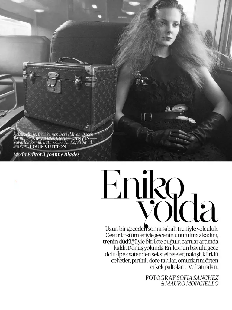 Eniko Mihalik បង្ហាញមុខ Sofia & Mauro ក្នុង Vogue Turkey Shoot