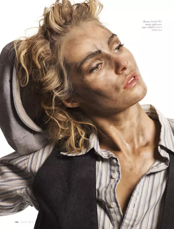 Valentina Zelyaeva ka Tony Kim bakeng sa Elle Russia July 2010