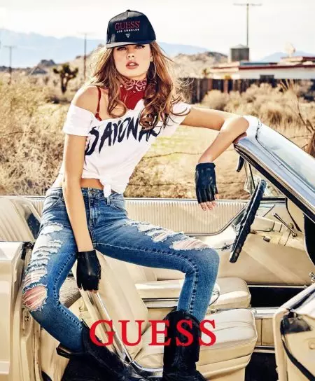 Gwen & Mishel Sinn Desert Babes an der Guess Summer 2019 Kampagne