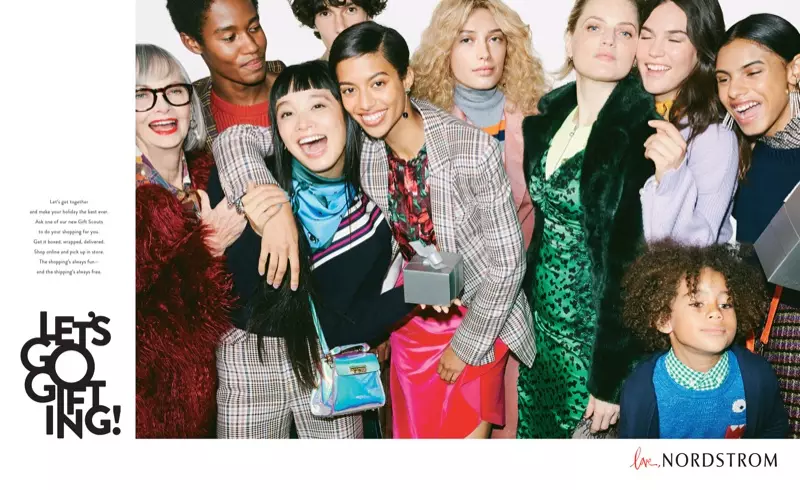 Nordstrom recurre a un elenco diverso para su campaña Holiday 2018