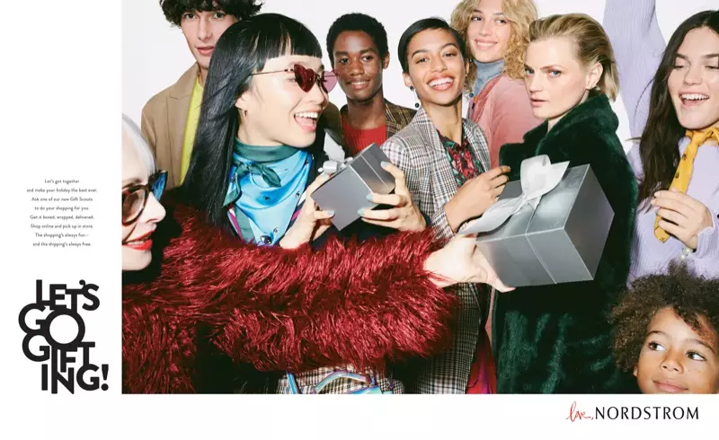 ຮູບພາບຈາກແຄມເປນ Nordstrom Let's Go Gifting Holiday 2018