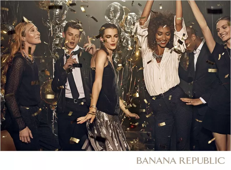 Banana Republic brengt een feestelijke sfeer in de campagne van Holiday '16