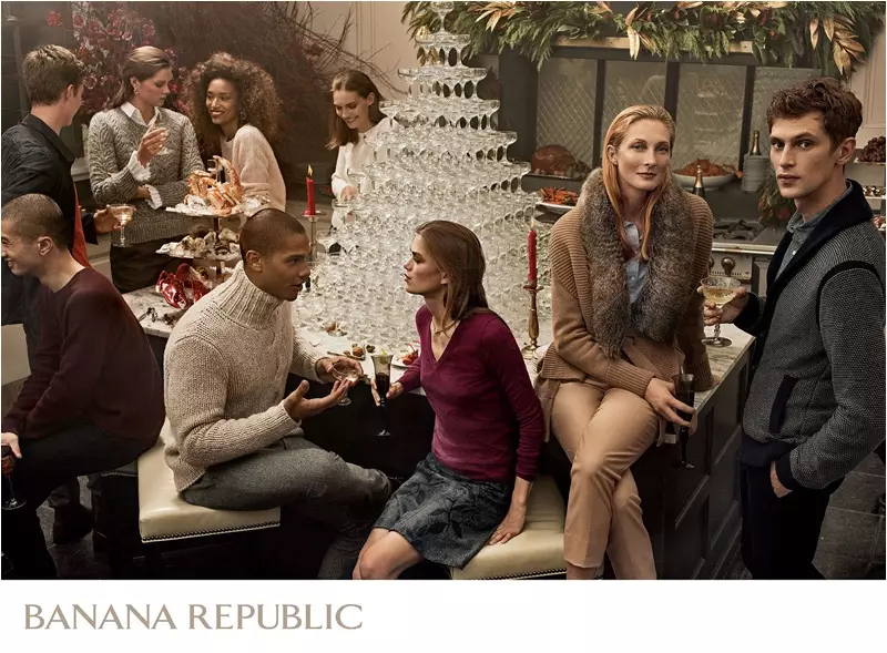 Banana Republic setzt eine festliche Kulisse für seine Weihnachtskampagne 2016