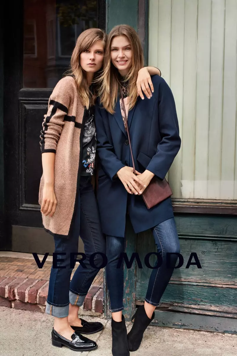 Attēls no Vero Moda 2016. gada ziemas reklāmām