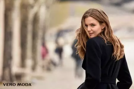 Josephine Skriver luce elegante en París para la campaña Otoño 2016 de Vero Moda