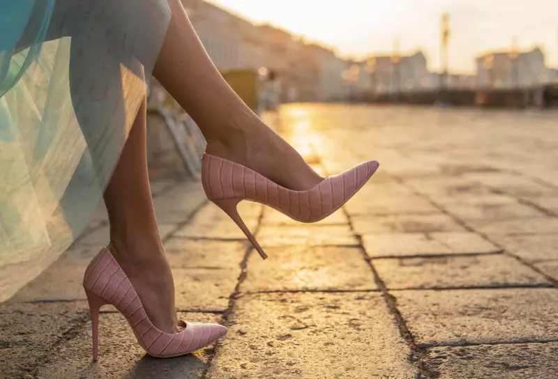 Pink Heel Heels Legs Jinê