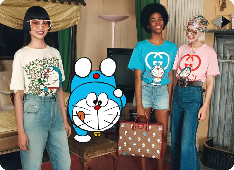 Doraemon x Gucci қытайлық Жаңа жыл 2021 науқаны