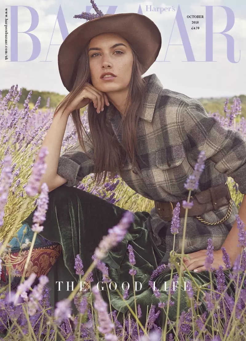 Ronja Furrer Harper's Bazaar UK üçün Ralf Laurendə açıq havada poza verib