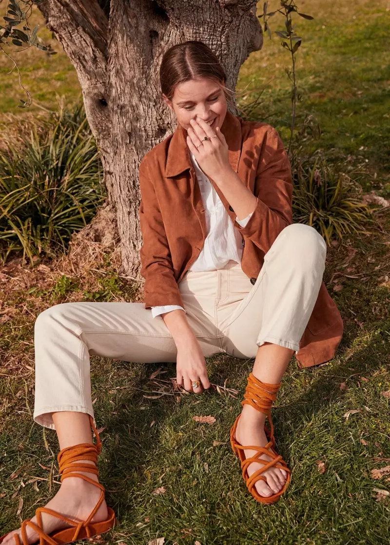 Unha imaxe da guía de estilo primavera-verán 2020 de Romantic Vibe de Mango