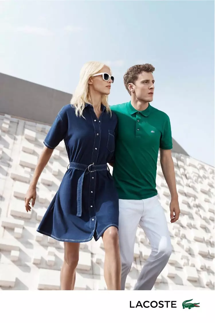 Lacoste компаниясының 2016 жылдың көктем-жазындағы жарнамалық науқанынан сурет