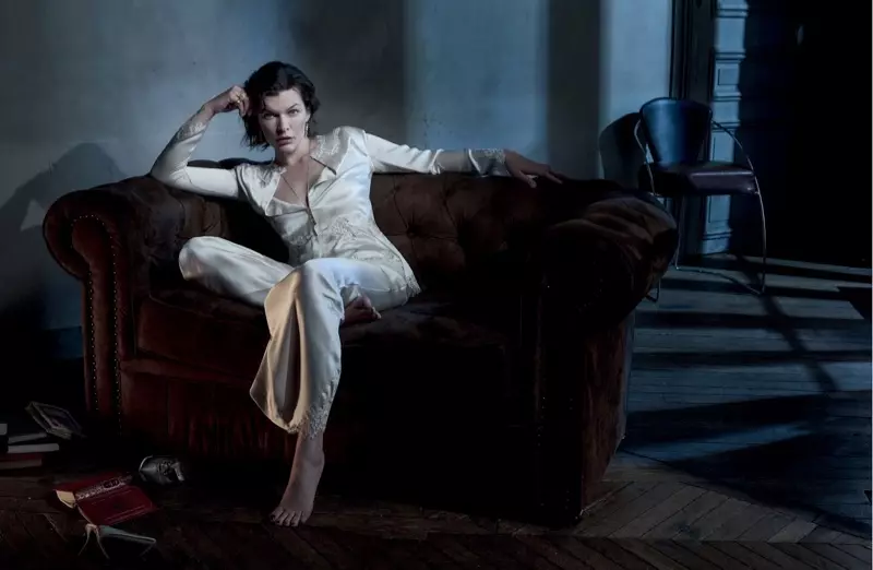 Milla Jovovich posa con estilos elegantes para Vogue Portugal