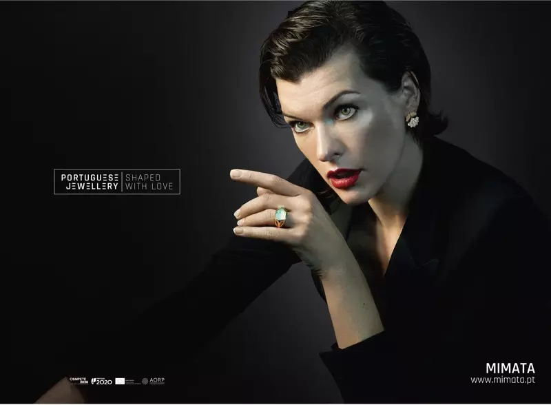 Sèvi pi bon kalite distenksyon, Milla Jovovich mete bijou Mimata