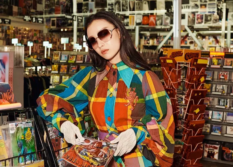 NiNi pozē Gucci Eyewear 2020. gada pavasara-vasaras kampaņai