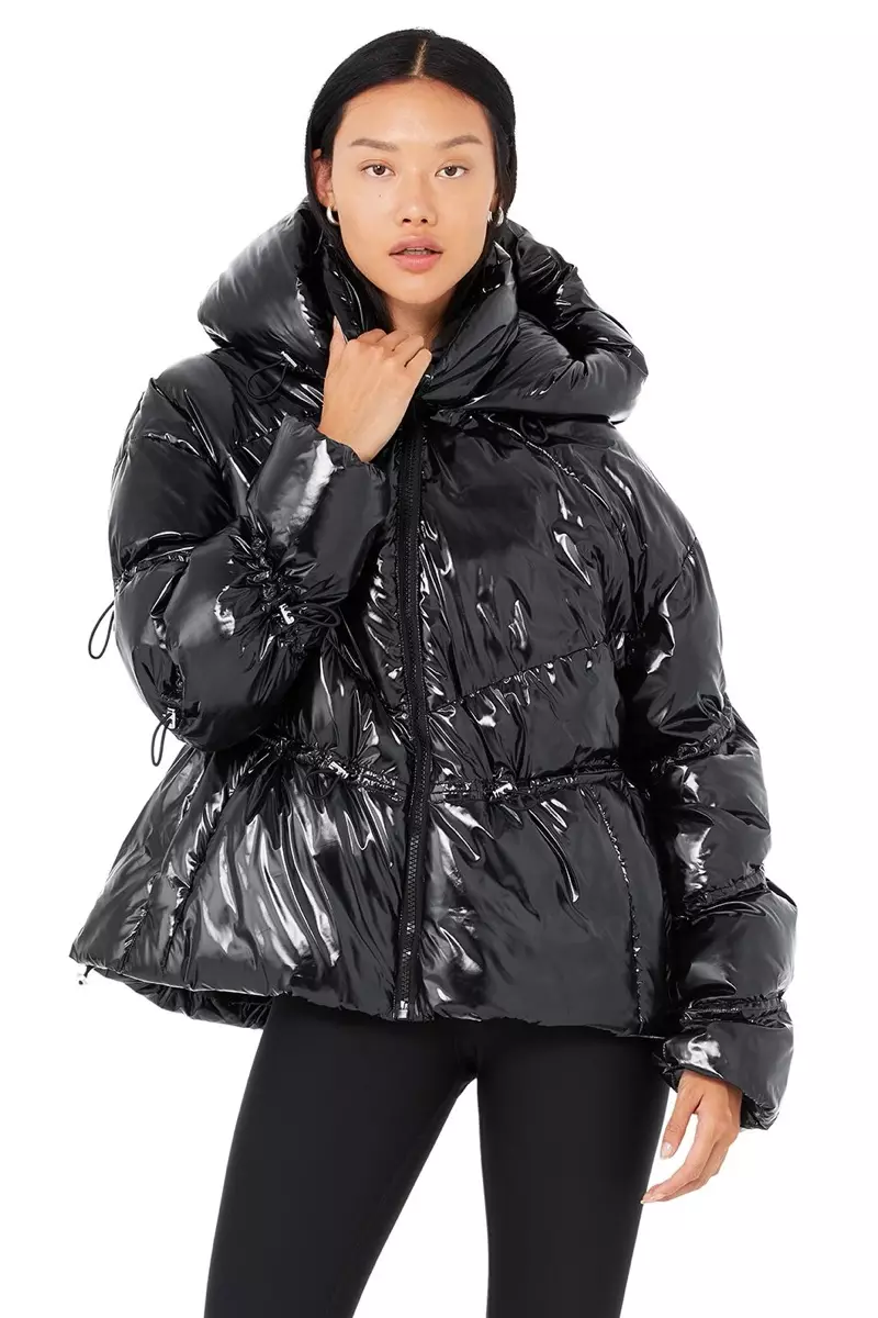 Alo Stunner Puffer Jacket in Black $498