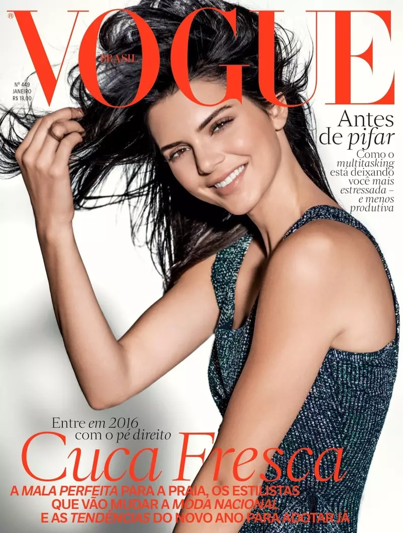 Kendall Jenner a la portada de Vogue Japan de gener de 2016